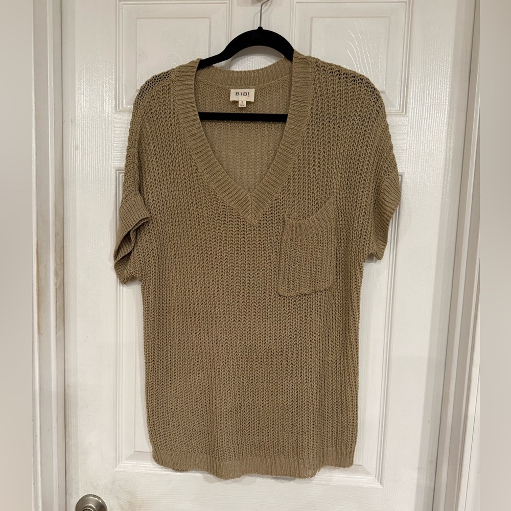 Bibi short sleeve sweater/top